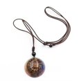 thumbnail image 1 of Natural Healing Crystal Stone Pendant Necklace Adjustable Spiral Necklace Jewelry, 1 of 2