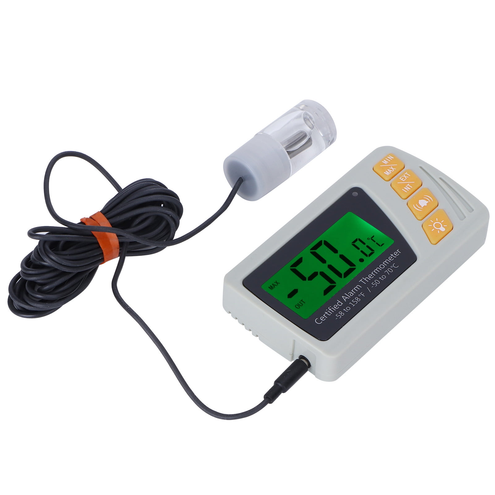 Incubator Thermometer, Temperature Gauge Plastic Propylene Glycol For Incubator Cooler