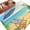 Blue, variant on Coastal Beach Area Rugs 8'x10', Washable Small Throw Rugs for Living Room Patio, Cartoon Summer Ocean Chairs Sky Blue Waves Indoor Outdoor Rug Non-Slip Low Pile Carpet Runner Reversible Floor Mats