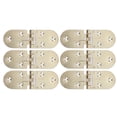 thumbnail image 1 of Hinge,6Pcs Door Hinge Zinc Concealed Hinge Door Stopper Hinge Multi-Functional, 1 of 12
