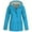 Sky Blue, variant on Hontri Plus Size Coat for Women on Sales, Women Solid Rain Jacket Outdoor Plus Size Resist Water Hooded Windproof Loose Coat Dark Blue,Sky Blue,Light Blue,Mint Green