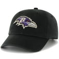 thumbnail image 2 of '47 Brand Baltimore Ravens Clean Up Adjustable Hat - Black, 2 of 3