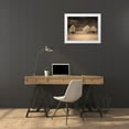 thumbnail image 3 of Szilagyi, Ily 14x12 White Modern Wood Framed Museum Art Print Titled - Together and Alone II, 3 of 4