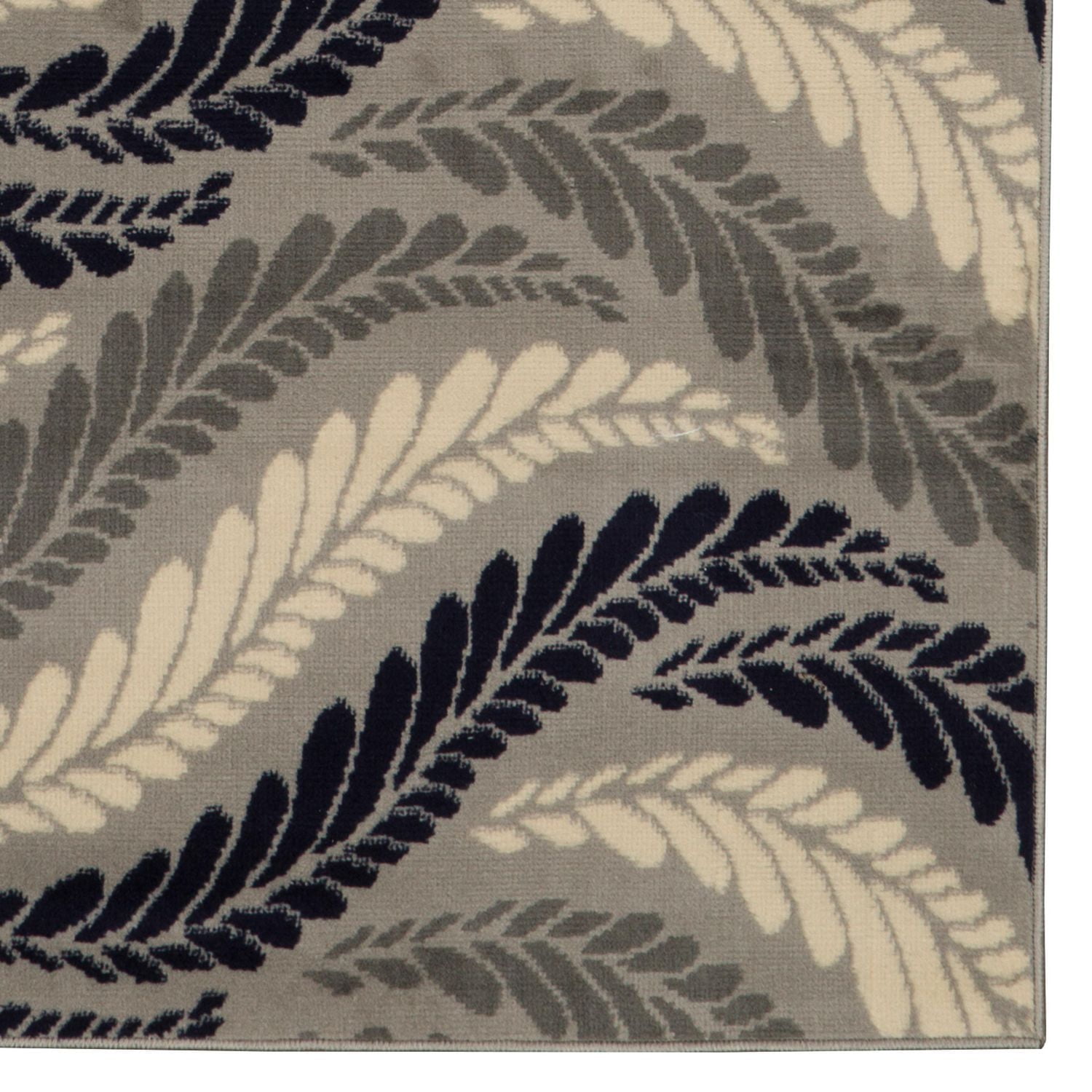 Capri Bridger Grey & Blue 4' 3" x 7' 3" Area Rug