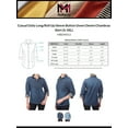 thumbnail image 2 of MixMatchy Women's Casual Daily Long/Roll Up Sleeve Button Down Denim Chambray Shirt (S-3XL), 2 of 4