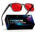 thumbnail image 1 of Gafas bloqueadoras de luz azul marco cuadrado gafas para computadora uso diario, 1 of 8