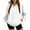 CL12_White, variant on Resicozy Womens Oversized V Neck Hoodies Pullover Sweatshirts Y2k Fall Clothes Plain Fashion Sweatshirs with Pockets 2025 Brown XL