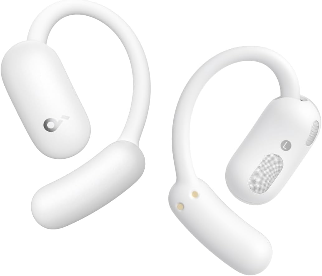 Restored Like New Soundcore AeroFit 2 by Anker, Open-Ear Headphones, Adjustable Ear Hooks, Snug Fit (Refurbished)