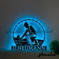 thumbnail image 2 of Shinelab Roofer Metal Sign LED Wall Art, Custom Name Construction Wall Decor Home Office 9193, 2 of 3