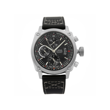 Oris BC4 Chronograph Steel Black Dial Men Watch 01 674 7616 4154-07 5 22 58FC