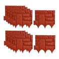 thumbnail image 1 of Colaxi 10 Pieces Garden Fence Border Easy Installation Multifunctional Lightweight Landscape Edging Border for Tree Lawn Landscaping Red, 1 of 8