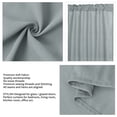 thumbnail image 6 of REGALWOVEN French Thermal Insulated Blackout Curtain, Gray W25" x L40", 6 of 7