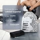 thumbnail image 4 of Kit 5 Toallas Deportivas De Microfibra | Negro y Gris | Absorbente | Secado Rápido | Kit Sport Towel | B Life., 4 of 7