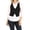 Black, variant on Women's Dressy Casual Versatile Racerback Vest Tuxedo Suit Waistcoat
