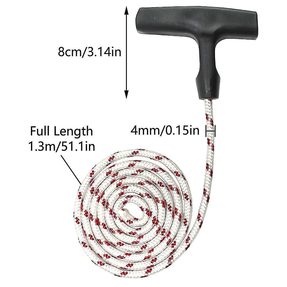 Mower starter rope best sale