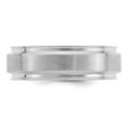 thumbnail image 3 of Auriga 925 Sterling Silver Rhodium Plated 6mm Brushed Wedding Band Ring Size 9.5 for Women, 3 of 6