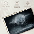thumbnail image 6 of Elephant Stock Dark Forest Moonlight Wall Art - Horizontal Canvas Wall Art - Living Room Wall Decor - Gothic Canvas - Black And Gray Decor - 36" x 24", 6 of 8