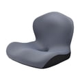 thumbnail image 3 of Cojín de asiento transpirable, antideslizante, ergonómico, para sillas de juego, coche y dormitorio. gris oscuro, 3 of 8