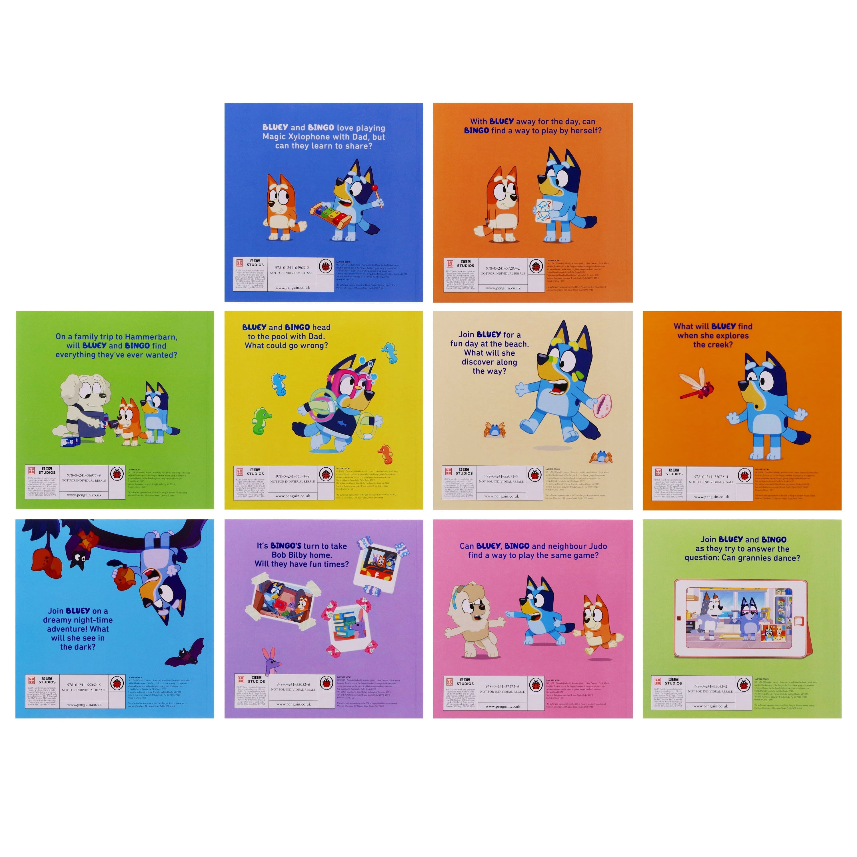 Bluey Let's Do This! 10 Picture Books Collection Box Set - Ages 3-7 - Paperback
