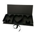 thumbnail image 1 of simhoa Mom Letter Shaped Empty Flower Box Mother's Day Fillable Souvenir Gift Box for Black, 1 of 8