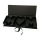 thumbnail image 1 of Caja de flores vacía con forma de letra, caja de regalo rellenable, cartón decorativo floral Negro, 1 of 9