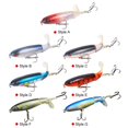 thumbnail image 1 of Señuelos de pesca de hélice 10cm Fake Topwater Artificial Hard Bait (Rojo Blanco), 1 of 4