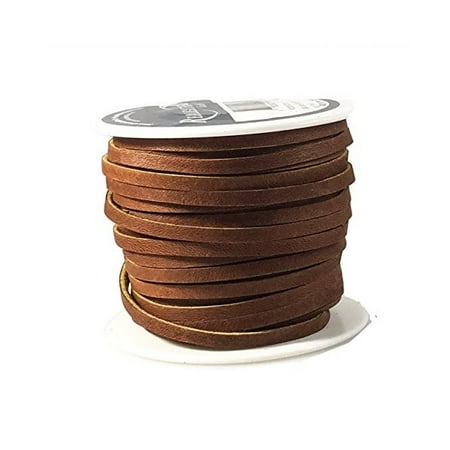 Lace Lacing Leather Topgrain Latigo Medium Brown 50 Foot Spool