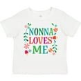 thumbnail image 3 of Inktastic Nonna Loves Me Granddaughter Girls Toddler T-Shirt, 3 of 5