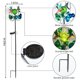 thumbnail image 3 of Luz De Enchufe De Tierra De Molino De Viento Molino de viento solar Enchufe de tierra Luz 3D Hierro Colorido Viento Spinners Lámpara de césped (A), 3 of 8
