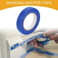 thumbnail image 2 of Cinta de pintor universal Unique Bargains - Cinta de enmascarar para pintura de automóviles DIY sin residuos - Papel crepé azul de 0.8 pulgadas x 54.7 yardas, 2 of 7