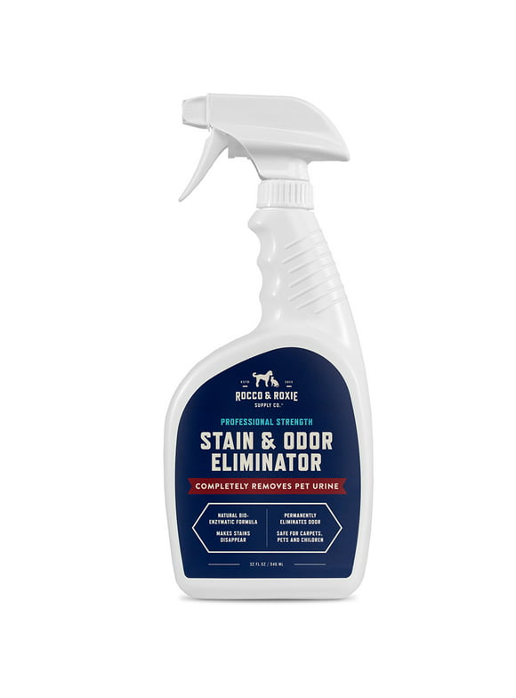 Rocco & Roxie Supply Co. Pet Stain Odor Remover Cleaner Spray, 32 Fluid Ounce