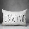 thumbnail image 2 of Creative Products Unwind White and Grey 14x20 Indoor / Outdoor Pillow, 2 of 2