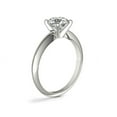 thumbnail image 3 of 1.00 Carat Excellent Round Cut Real Diamond Beautiful Engagement Ring for Ladies Solid 14K White Gold Size 11, 3 of 8