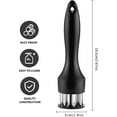 thumbnail image 4 of Meat Tenderizer, PandaTop Chicken Tenderizer Tool with Stainless Steel Needle Ultra Sharp 21 Blades Meat Tenderizer Tool for tenderizing Chicken, Beef, Steak, Veal and Pork,Black, 4 of 7