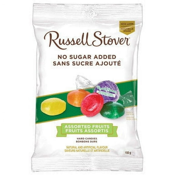 Russell Stover, Assorted Fruits, No Sugar Added Hard Candies, 150g/5.3 oz