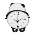 thumbnail image 5 of deevoka Panda Shaped Wooden Wall Clock, Modern Decoration, Battery Operated Hanging, for Height 30cm, 5 of 9