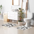 thumbnail image 4 of 2 Piece Soft Bathroom Rug Set Logo with Various Halloween Bath Mat and U-Shaped Toilet Contour Rug (16"x24"+20"x24"), 4 of 4