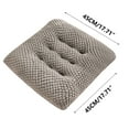 thumbnail image 3 of Lilixerw 17.7 x 17.7 inch Chair Cushion Memory Foam Pads Non Slip Chair Seat Cushion Mats Thick Seat Cover Cushion, 3 of 3