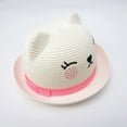 thumbnail image 6 of lnmuld Girls Bear Sun Hat Wide Brim UPF 50+ Summer Beach Outdoor Cap for Toddlers Kids Size:12-24 Months, 6 of 9