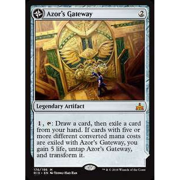 MtG Rivals of Ixalan Mythic Rare Azor's Gateway #176