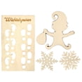 thumbnail image 3 of Plantilla Con Forma Navidad Huellas Decoraciones Navideñas, 3 of 4