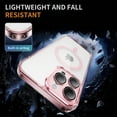 thumbnail image 5 of Decase Magnetic Case for iPhone 14 Pro Max,Compatible with Mag-safe,Military-Grade Protection,Slim Stylish Non-Yellowing Shockproof Case for iPhone 14 Pro Max,Clear Anti-Scratch Back Cover,Pink, 5 of 7