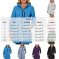 thumbnail image 3 of Levmjia Women Hooded Rain Jacket Waterproof Lightweight Long Sleeve Zip Up Mid Length Loose Fit Solid Color Outerwear Pockets Daily Commute Hiking Camping Travel Outdoor Casual, 3 of 6