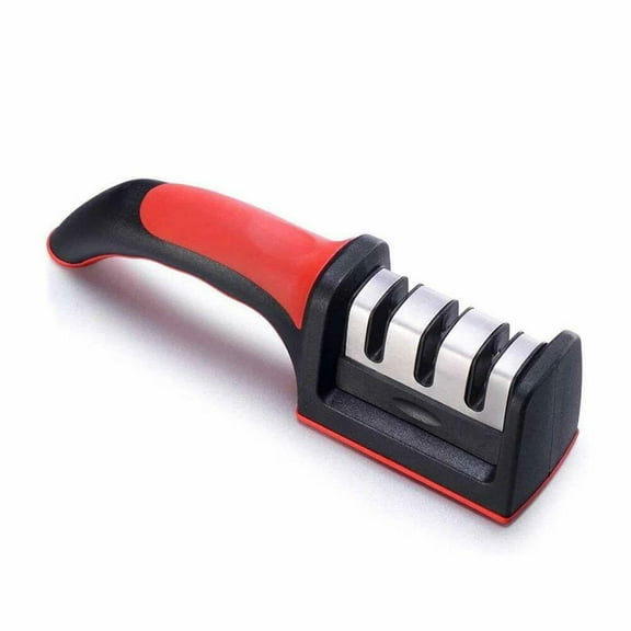 CableVantage Knife Sharpener 3 Stage Steel Diamond Ceramic Coated Kitchen Sharpening Tool US
