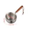 thumbnail image 1 of PEONAVET Small Cooking Pot 304 Three-layer Steel Thickened Hot Oil Small Pot Stainless Steel Deepened Min Splashing Oil Burning Oil Household Small Oil Pot, 1 of 2