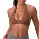 thumbnail image 1 of Mujeres de Color Sólido Cuatro Filas Ajustable Inalámbrico Sujetador sin Costuras de la Espalda Y la Colección de Pecho Yoga Deportes Sujetadores para Mujeres, 1 of 6