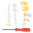 thumbnail image 4 of Juego de Botones clave Vevor para consola de juegos con destornillador para Switch Lite color amarillo, 4 of 5