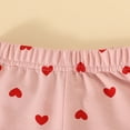 thumbnail image 6 of FUNDUFI Toddler Baby Girls Clothes Sets Long Sleeve Cute Valentine'S Day Love Heart Printed Sweatshirts Stretchy Pants 2Pcs Outfit Sets Soft Loose Fit Outfits, 6 of 7