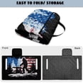 thumbnail image 5 of Yuyamidu Gorilla Golf Cart Seat Cover with Pockets American Flag Golf Cart Seat Blanket 2 Passenger Club Car Travel Sports Golf Cart Accessory Protection, 4th of July, 5 of 8