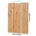 thumbnail image 2 of Cutting Board under $5! CQCYD Thickened Bamboo Cutting Board, Large Wooden Chopping Board for Kitchen, Heavy Duty Meat and Vegetable Cutting Board, Non-Slip Easy Clean, 2 of 2